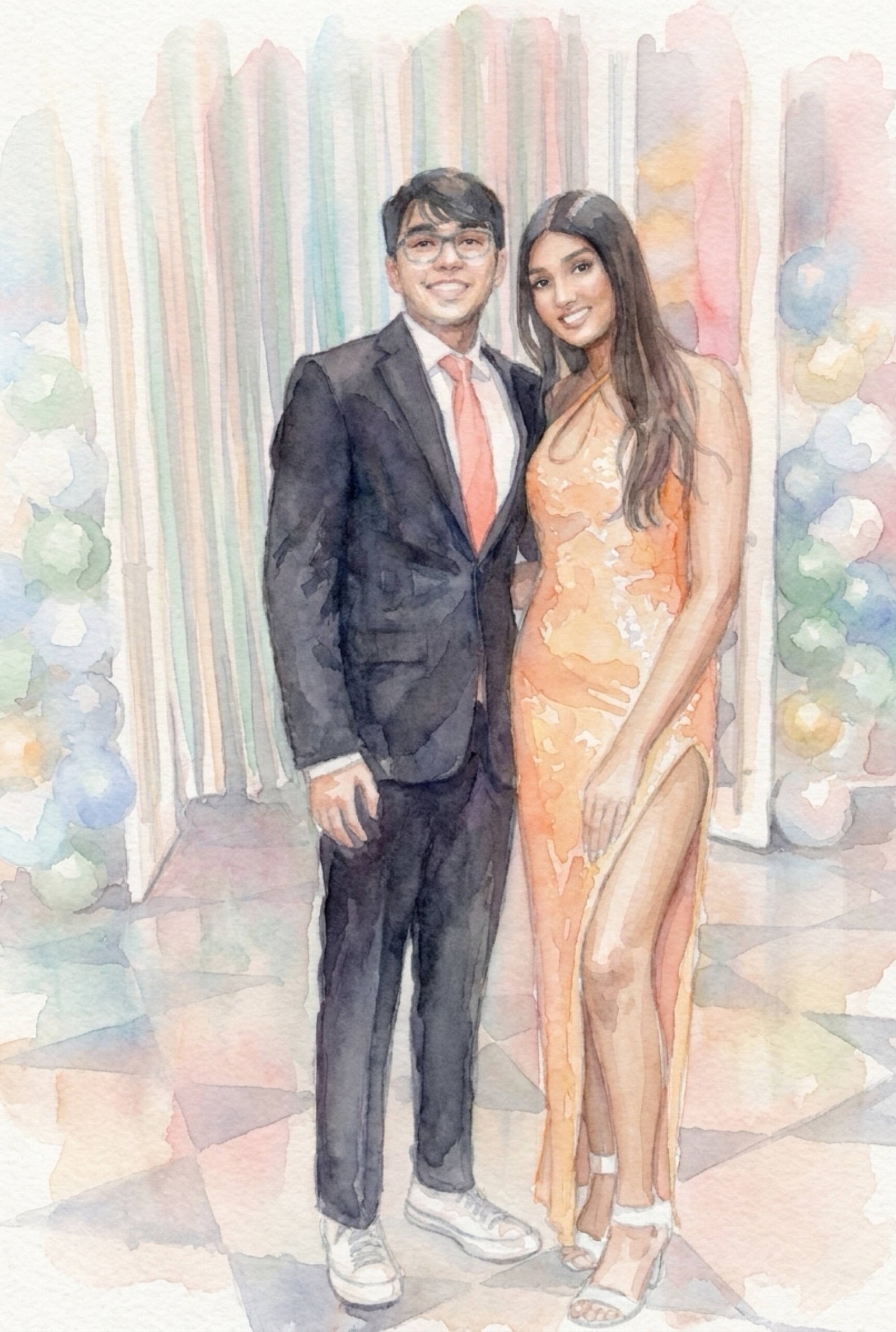 AI watercolor version