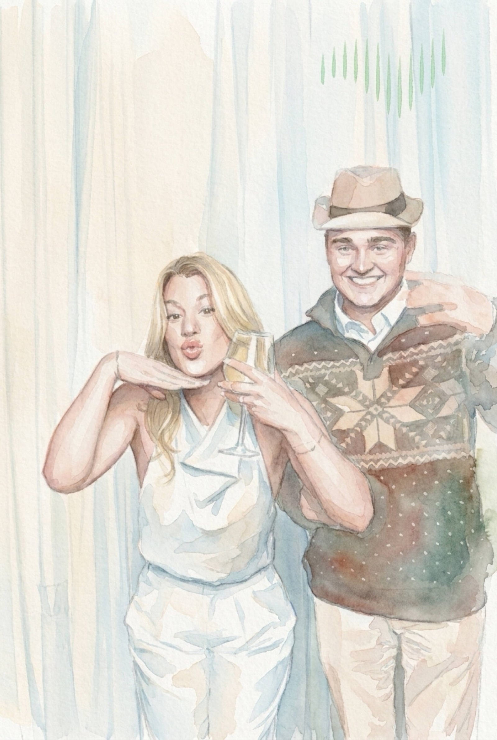 AI watercolor version